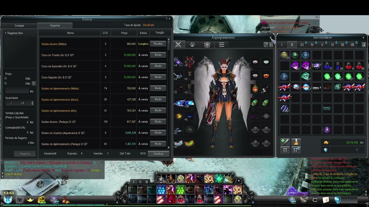 CABAL ONLINE - Rush de 100 Estações Ruínas ( No evento de drop)