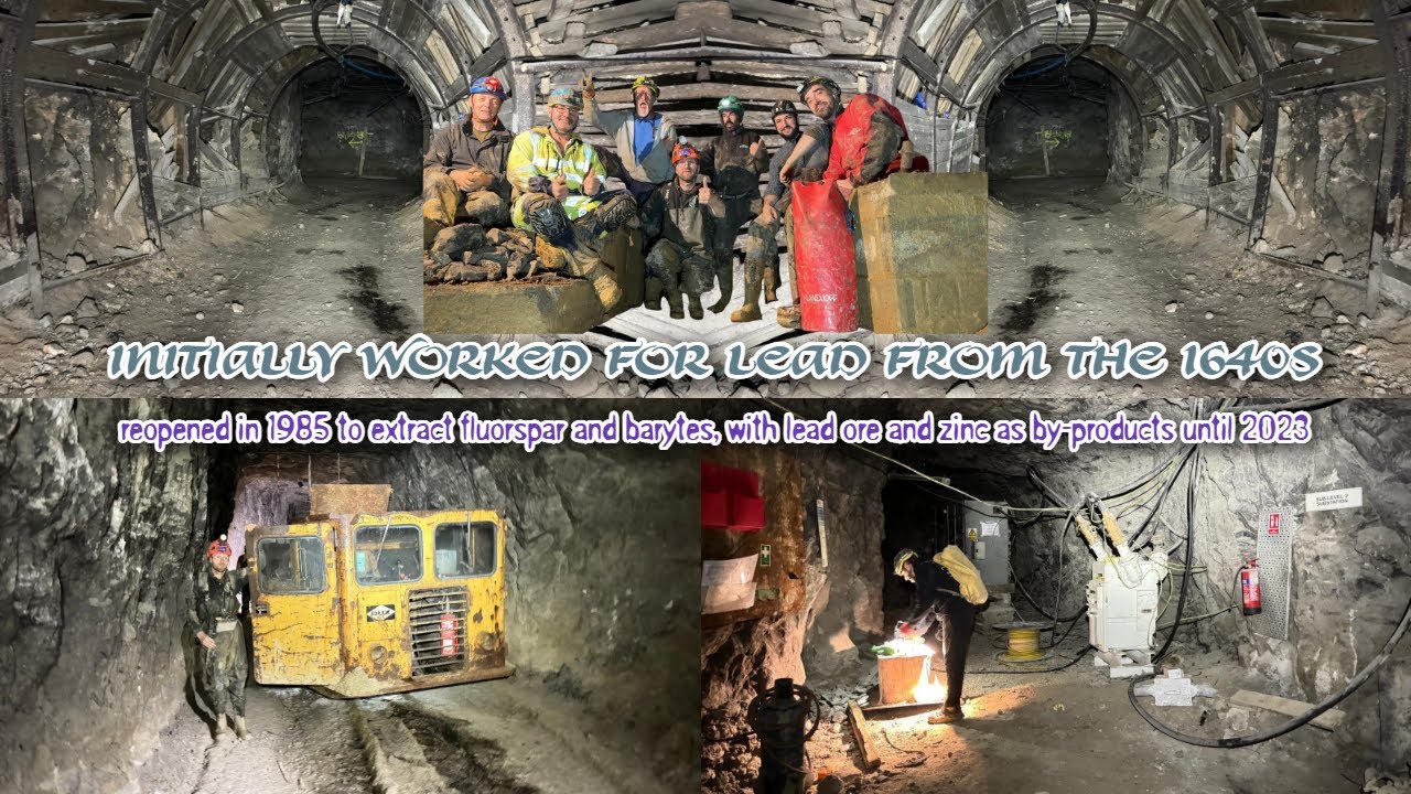 "Daring Exploration: Unearthing Hidden Secrets of a Derbyshire Fluorspar and lead mine"