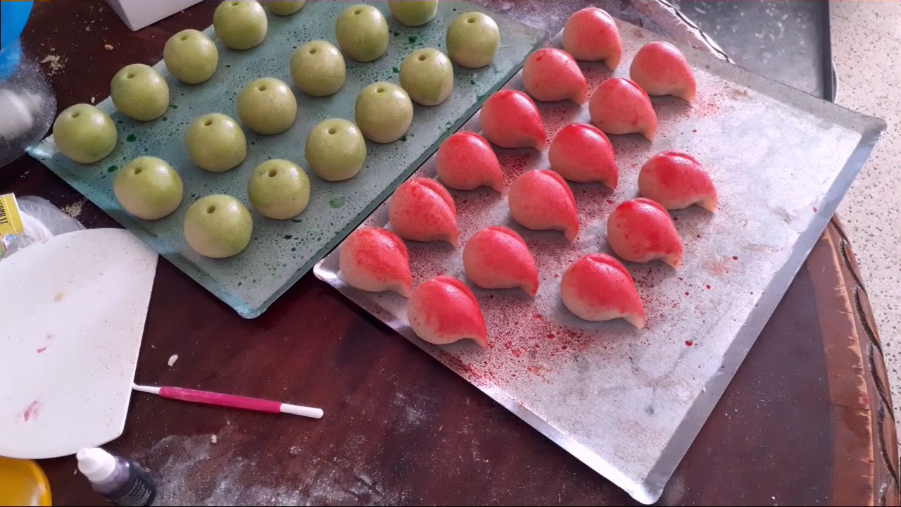 كيفاش نستعمل   l'aerographe لتلوين  الفواكه و نديكم  معايا للعرس