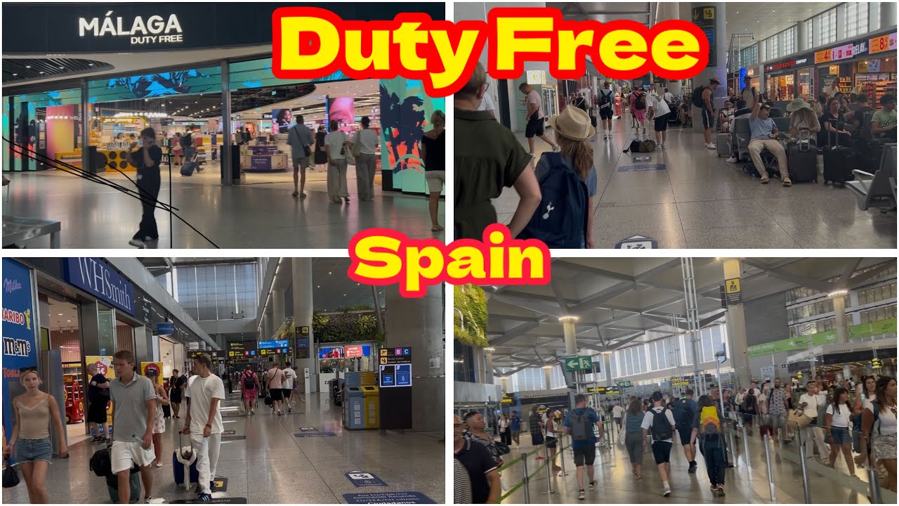 Malaga Airport // Spain 🇪🇸 Duty Free  // Terminal 3 // Walking Tour 2025