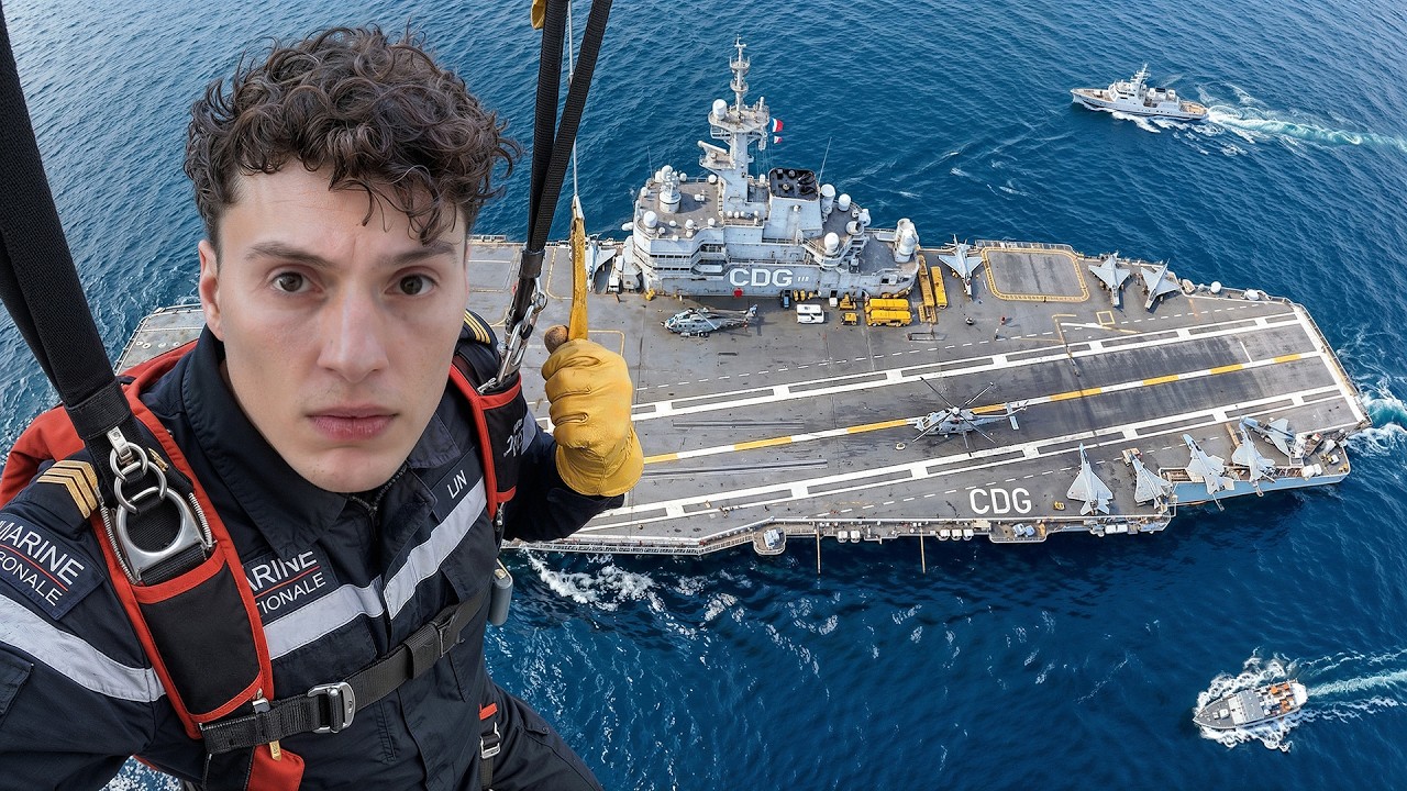 24H sur le PORTE-AVIONS CHARLES DE GAULLE