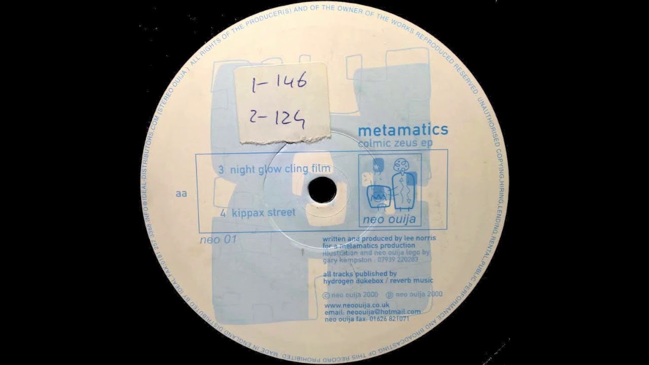 Night Glow Cling Film - Metamatics | Neo Ouija&nbsp;&lrm;[2000]
