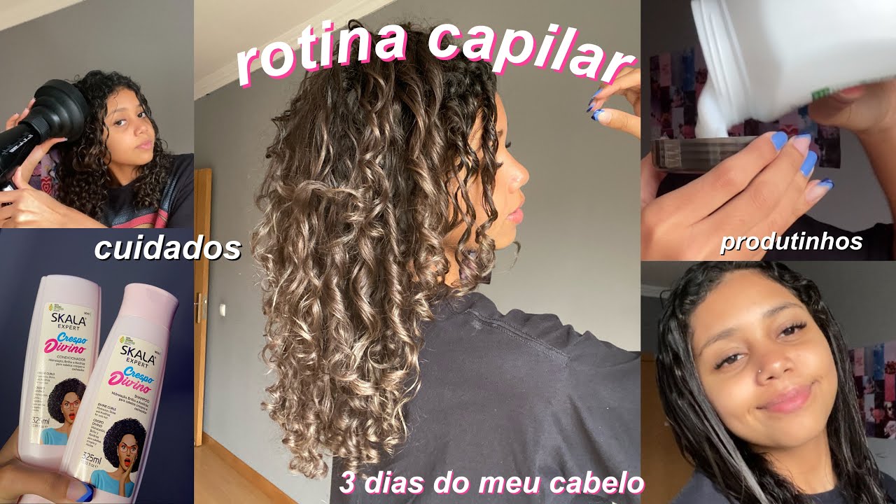 ROTINA CAPILAR | *3 dias* day after, produtos