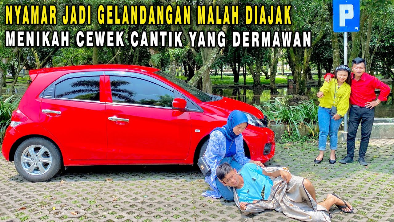 NYAMAR JADI GELANDANGAN MALAH DIAJAK MENIKAH OLEH CEWEK CANTIK DERMAWAN !! Endingnya bikin kaget !!
