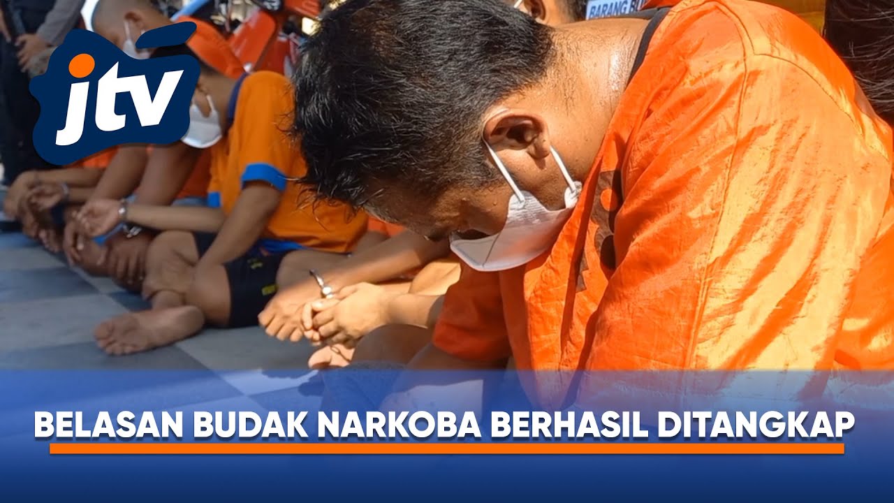 BELASAN BUDAK NARKOBA BERHASIL DITANGKAP