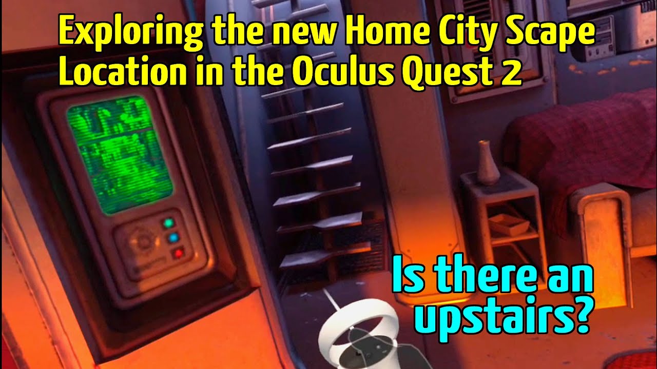 Oculus Quest 2 CityScape Home location - let's walk around the apartment