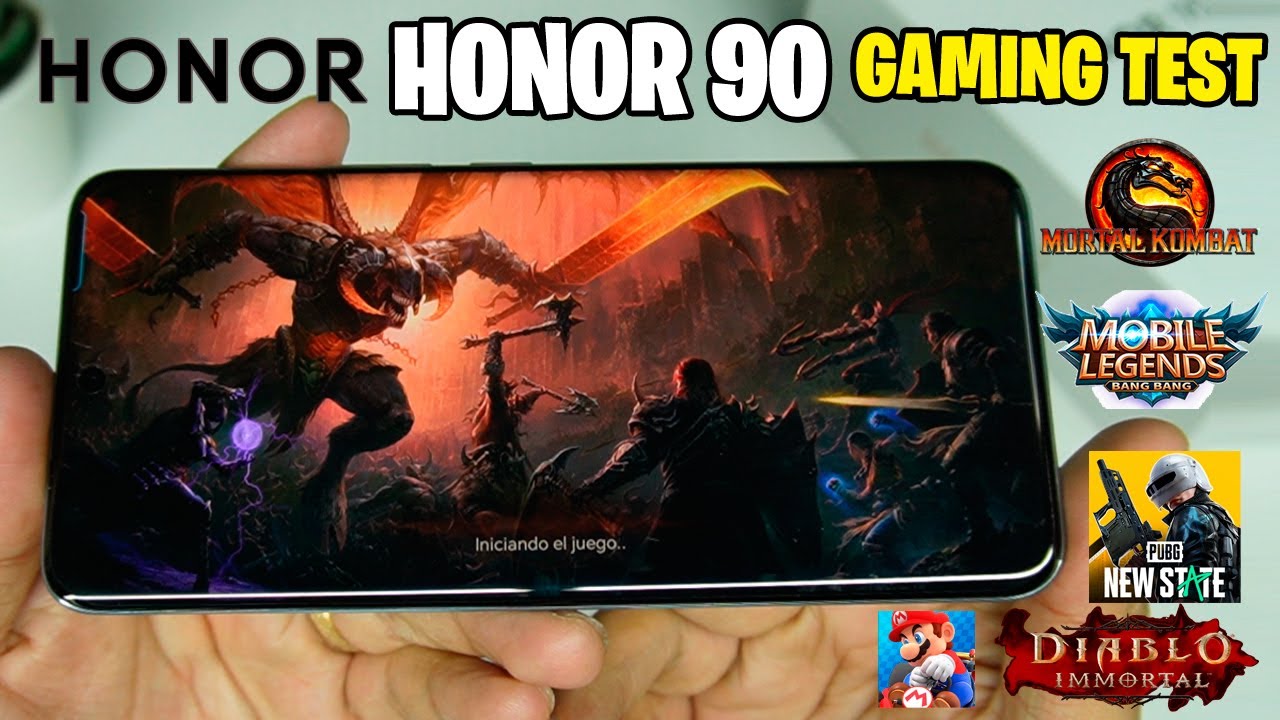 HONOR 90 Gaming Test: Diablo Immortal, PUBG New State, Mobile Legends y MK (Snapdragon 7 Gen1)