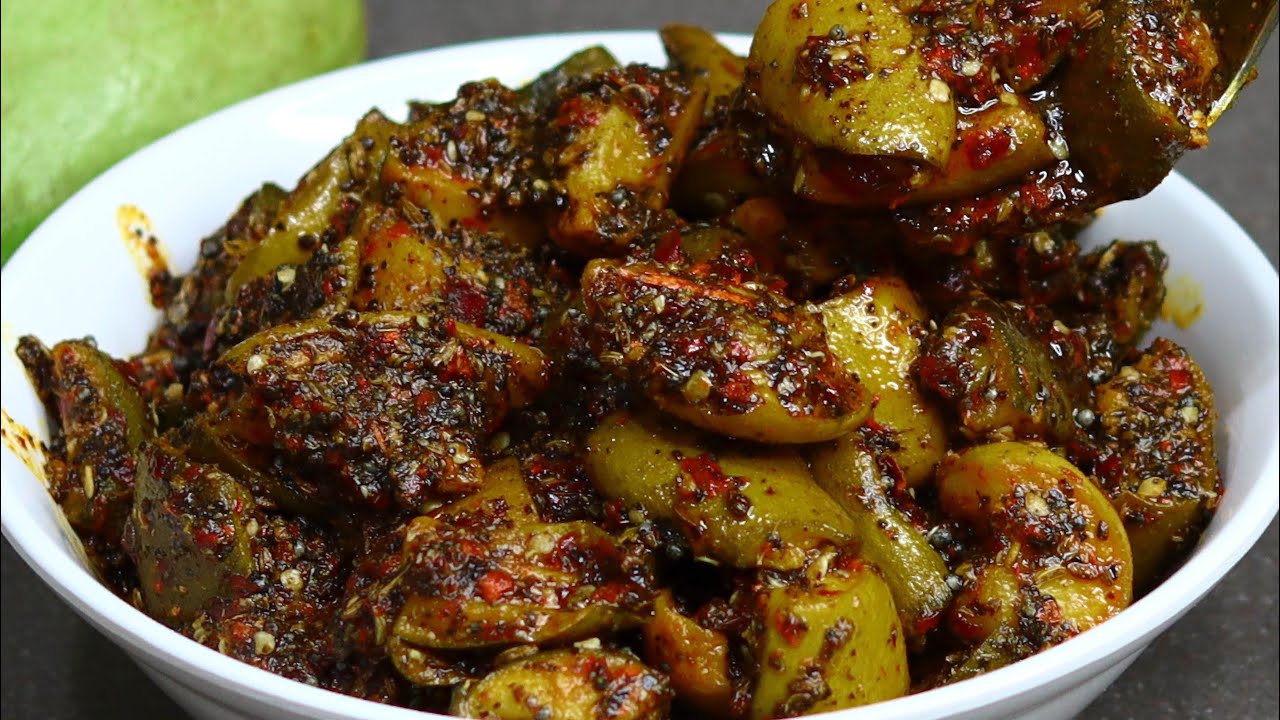 നാവിൽ കപ്പലോടും രുചിയിൽ പച്ചമാങ്ങാ അച്ചാർ😋😋 Tasty Mango Pickle Recipe| Manga Achar| Aam ka Achar