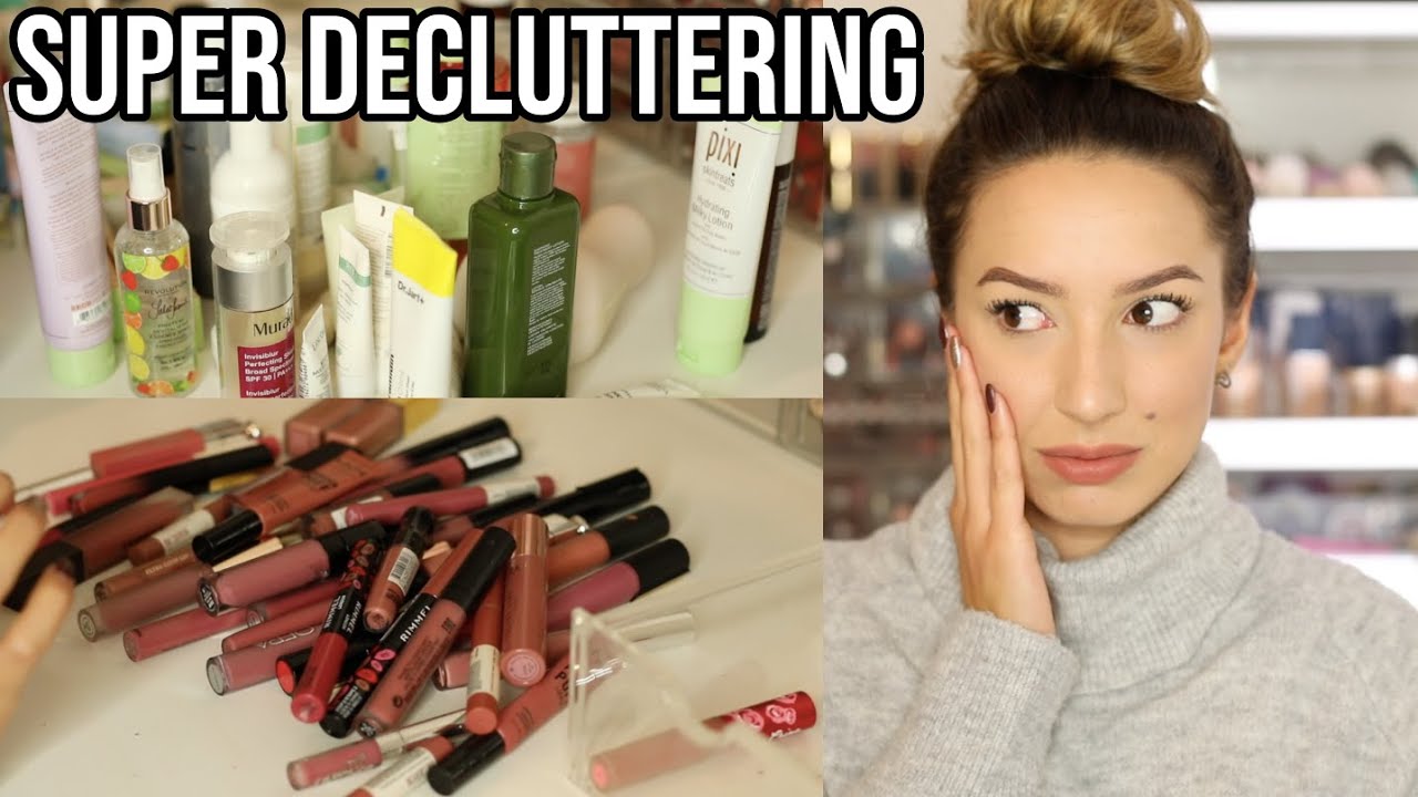 BUTTO TUTTO?😰 DECLUTTERING SKINCARE E ROSSETTI LIQUIDI