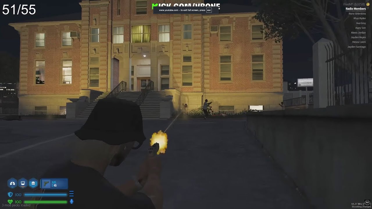 DLD VS JESSE DIVINES' CREW AT THE MORGUE FIGHT #2 | MULTI-POV | Checkmate RP | GTA RP