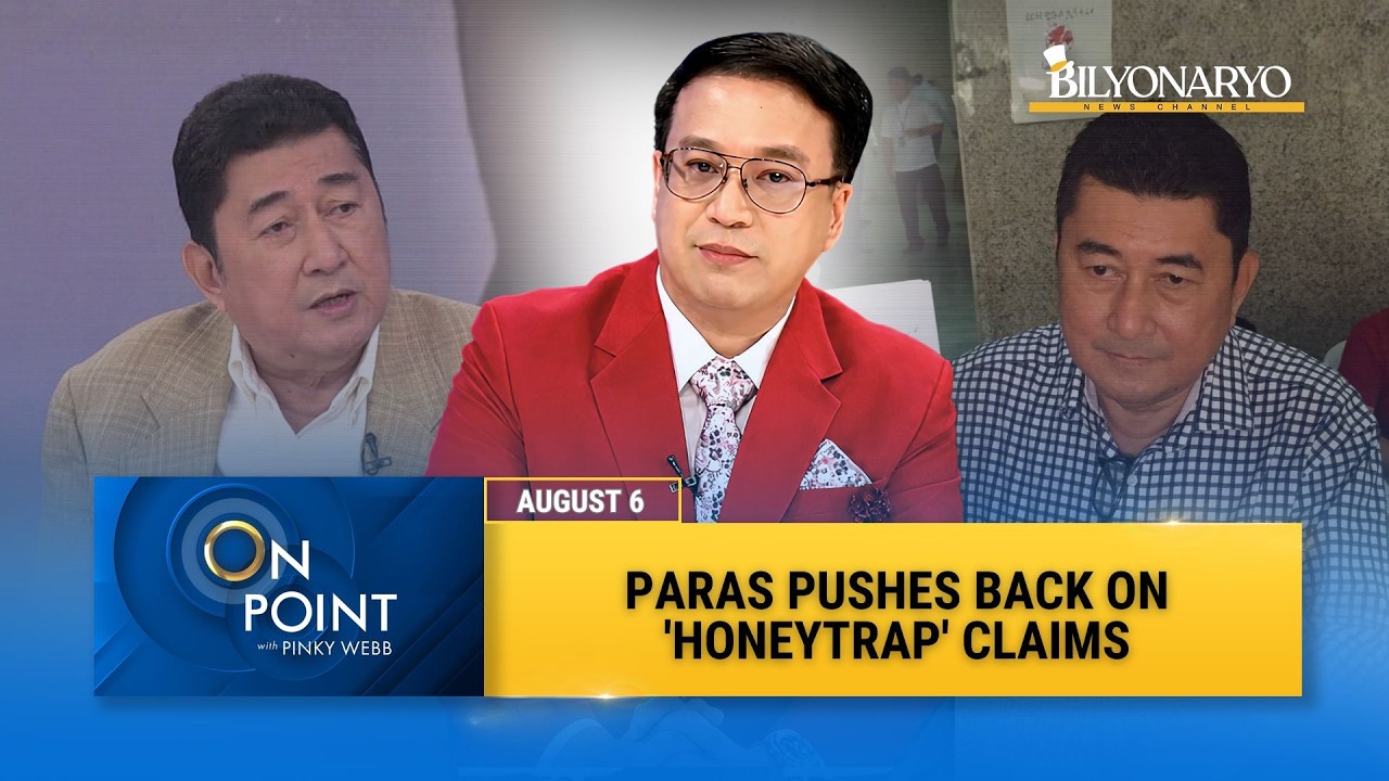 Jing Paras denies honeytrap allegations amid DILG probe | Atty. Mark Tolentino | On Point