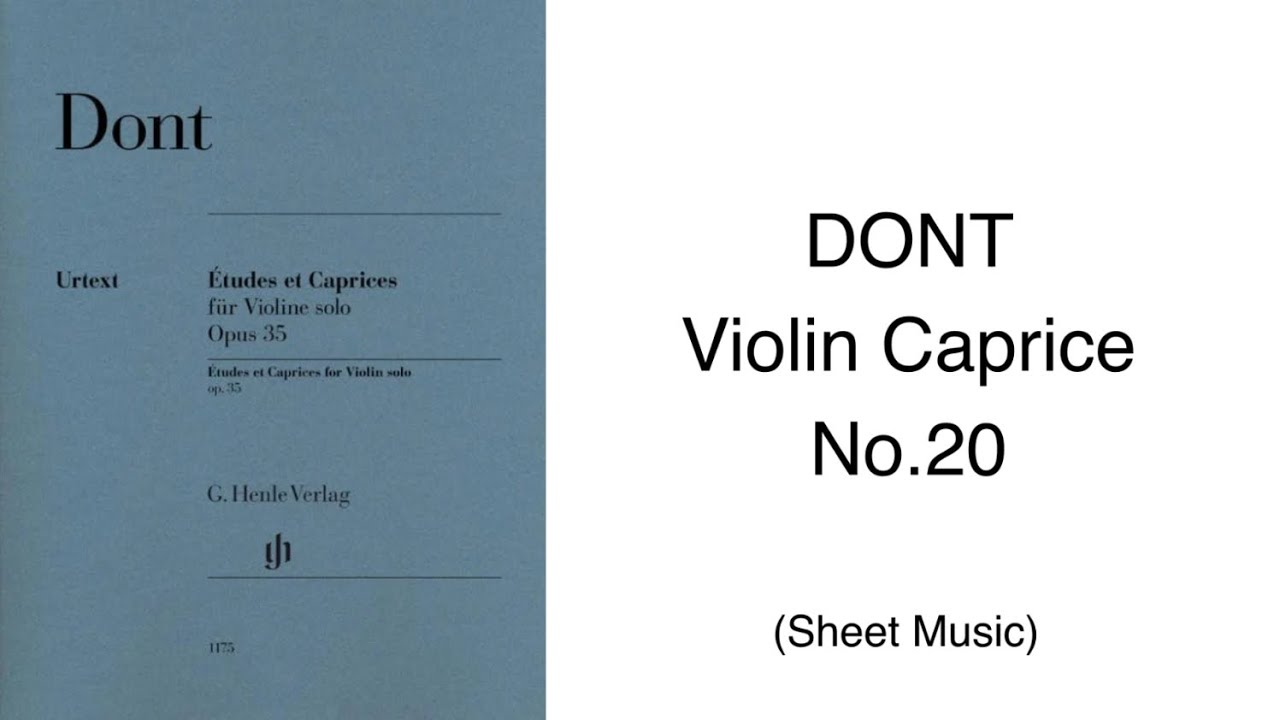 DONT 24 Violin Caprice No.20