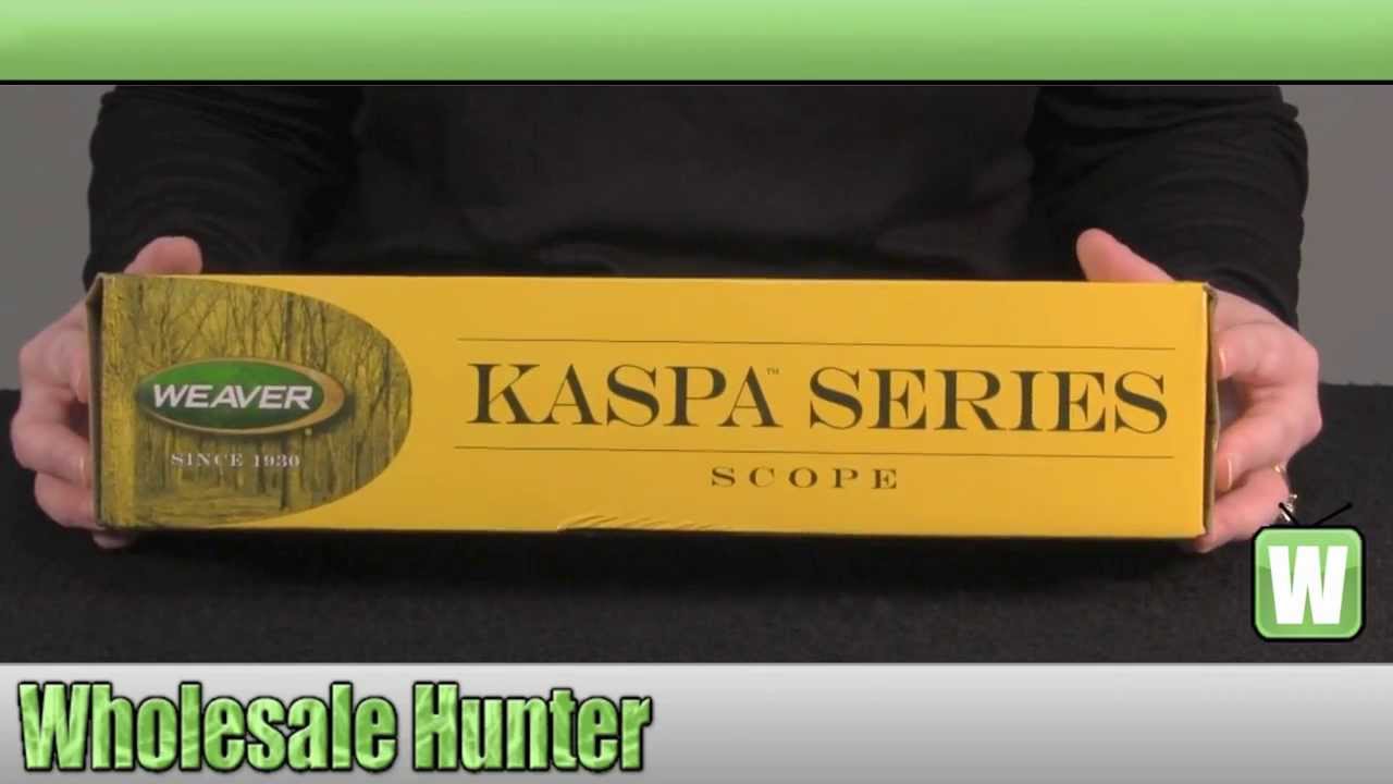 Weaver Kaspa Series 4-16x44mm Side Focus Dual-X Reticle Rifle Scope mfg# 849810