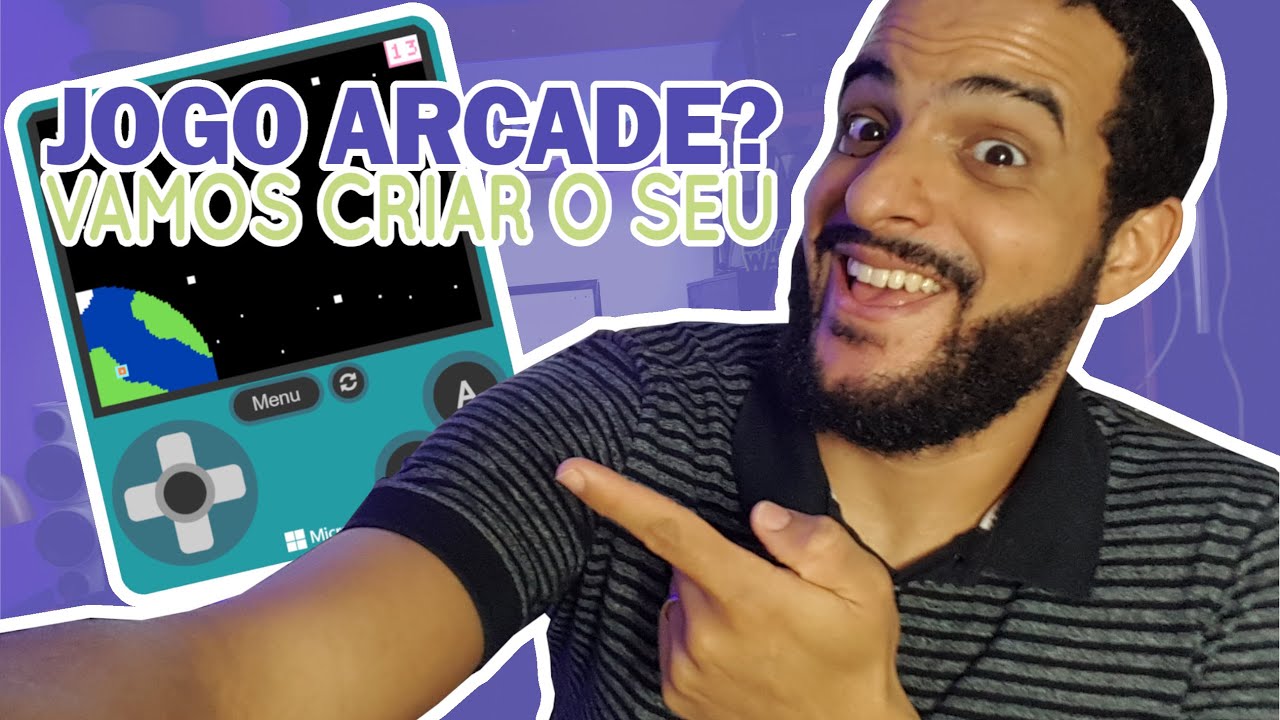 CRIANDO SEU JOGO ARCADE - Tutorial da plataforma MakeCode Arcade da microsoft