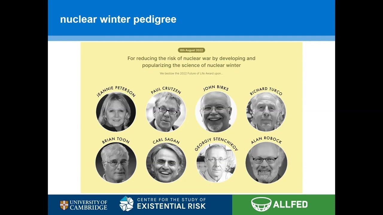 Global effects of nuclear war and the consequences for strategic risk management &ndash; Paul Ingram