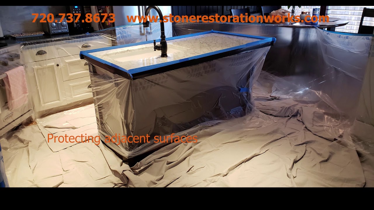 Marble Counter Polishing