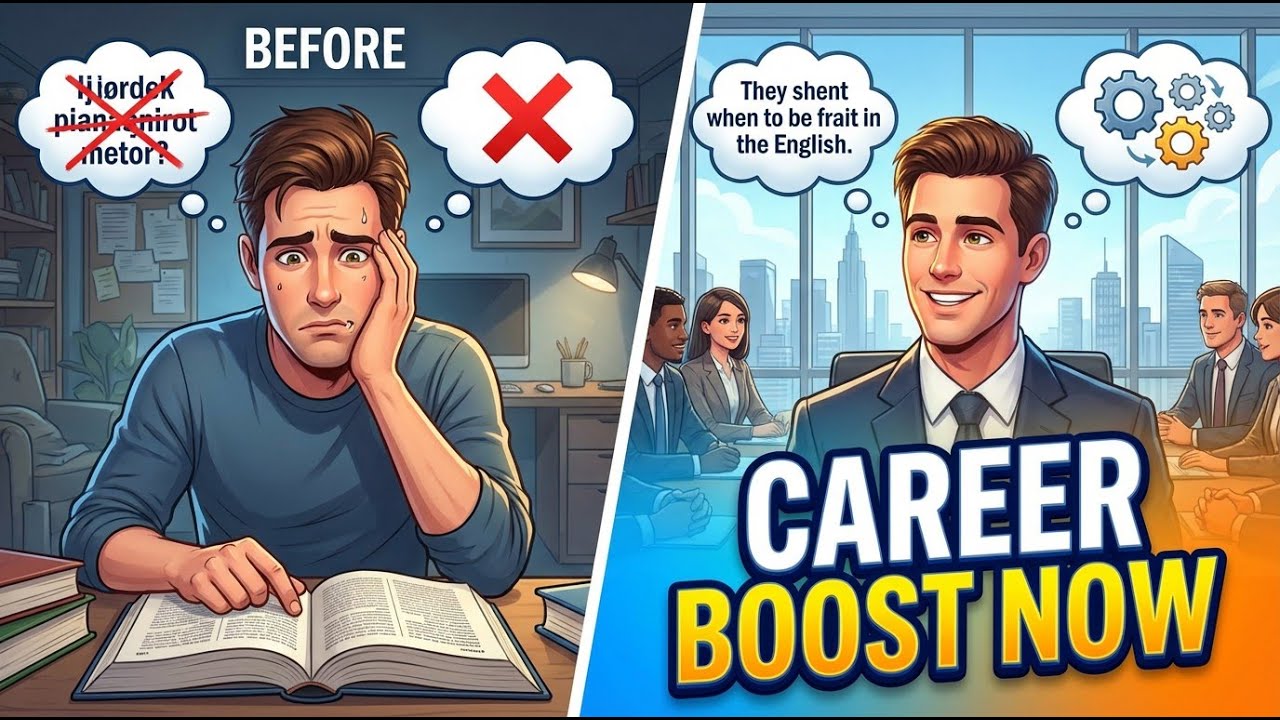 Think in English Every Day to BOOST Your Career | Easy English For Beginners