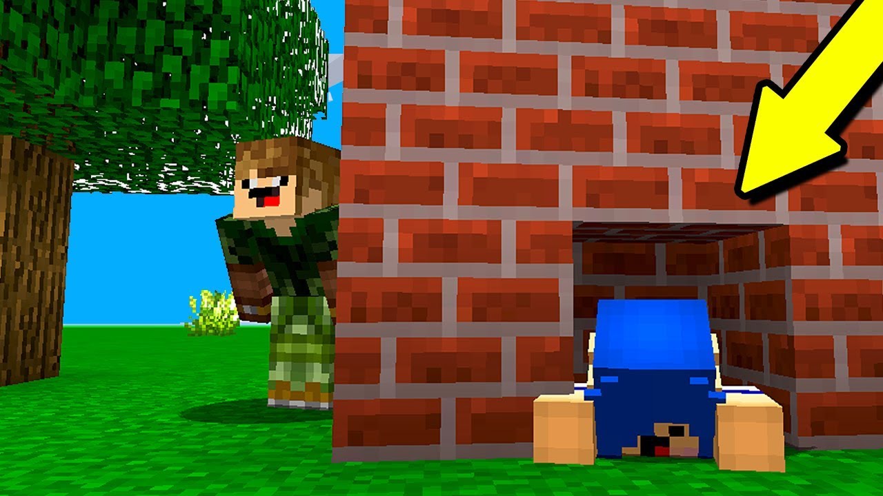 ELE NEM ME VIU!!! (MINECRAFT ESCONDE-ESCONDE)