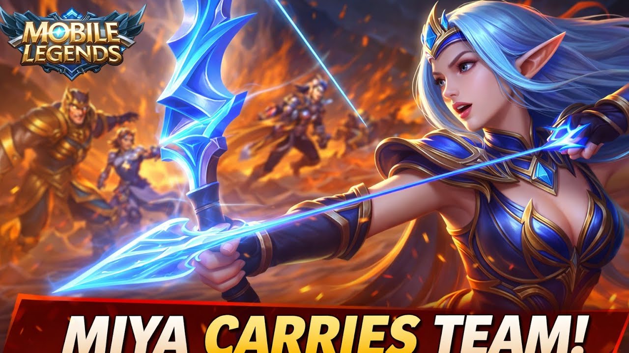 MIYA DESTROZA Y CARREA EN MOBILE LEGENDS