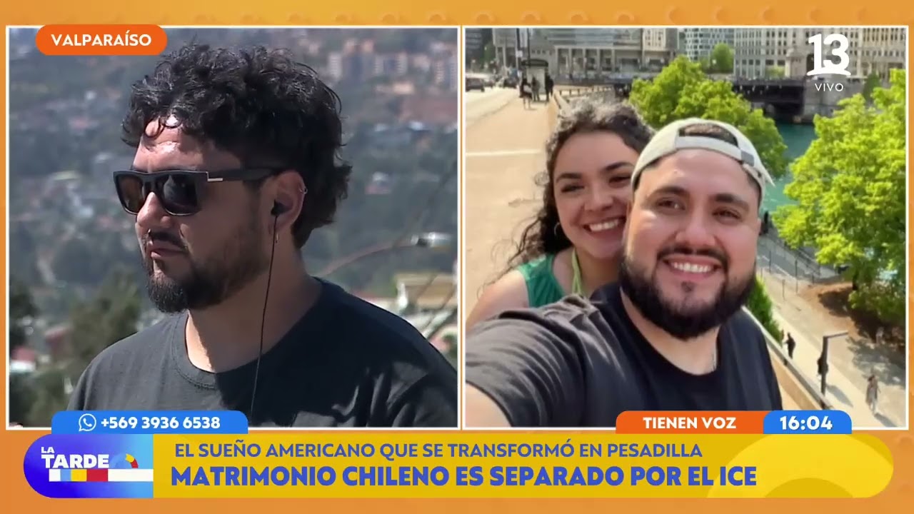 La dramática historia de matrimonio chileno, recién casados, separado por el ICE en Estados Unidos