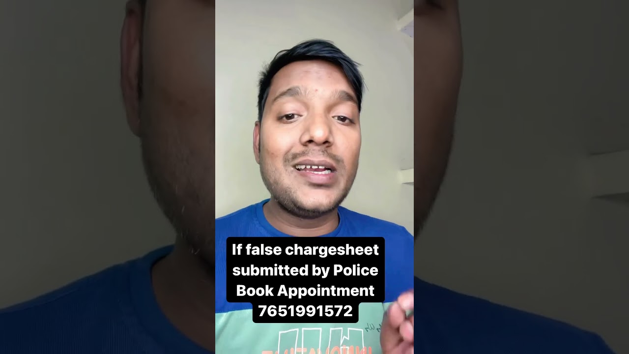 If false chargesheet submitted by Police #advocaterahulmishra #482crpc #quashing #court #lawyer #law