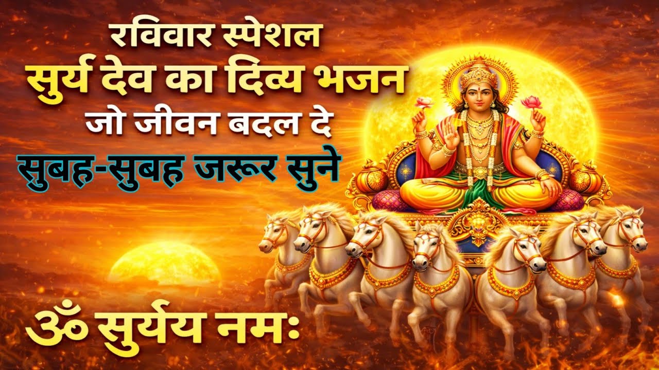 रविवार स्पेशल | सूर्य देव का दिव्य भजन | जो जीवन बदल देगा |ॐ सूर्याय नमः Kamakhya Bhakti Darshan
