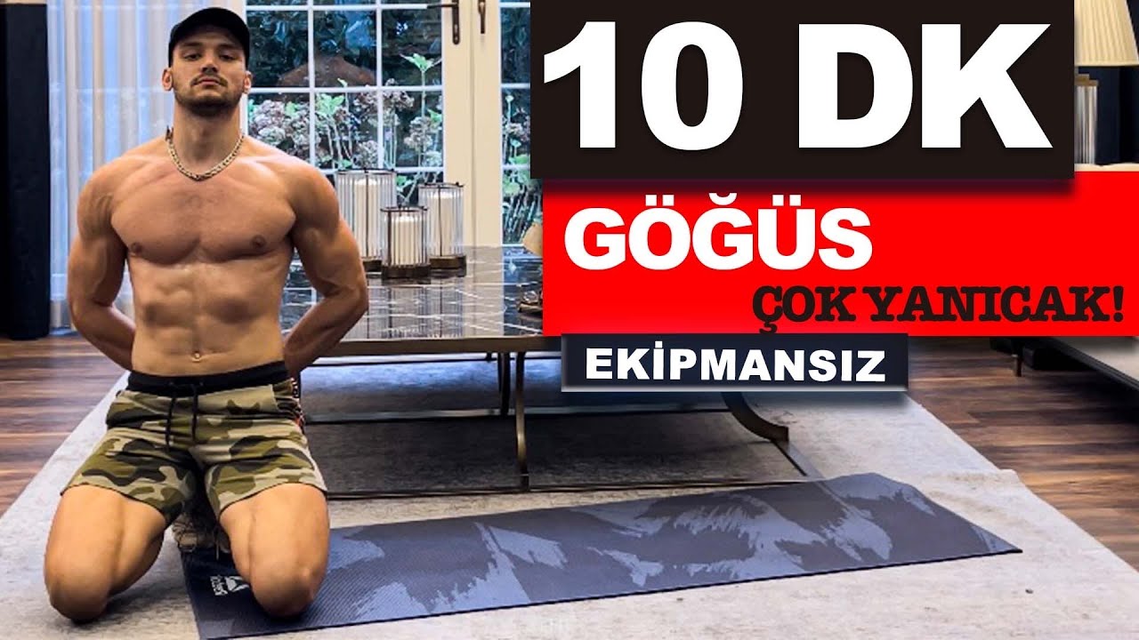 10 DK Evde Muhteşem Göğüs Antrenmanı // Çok Acıyacak! | velikaans