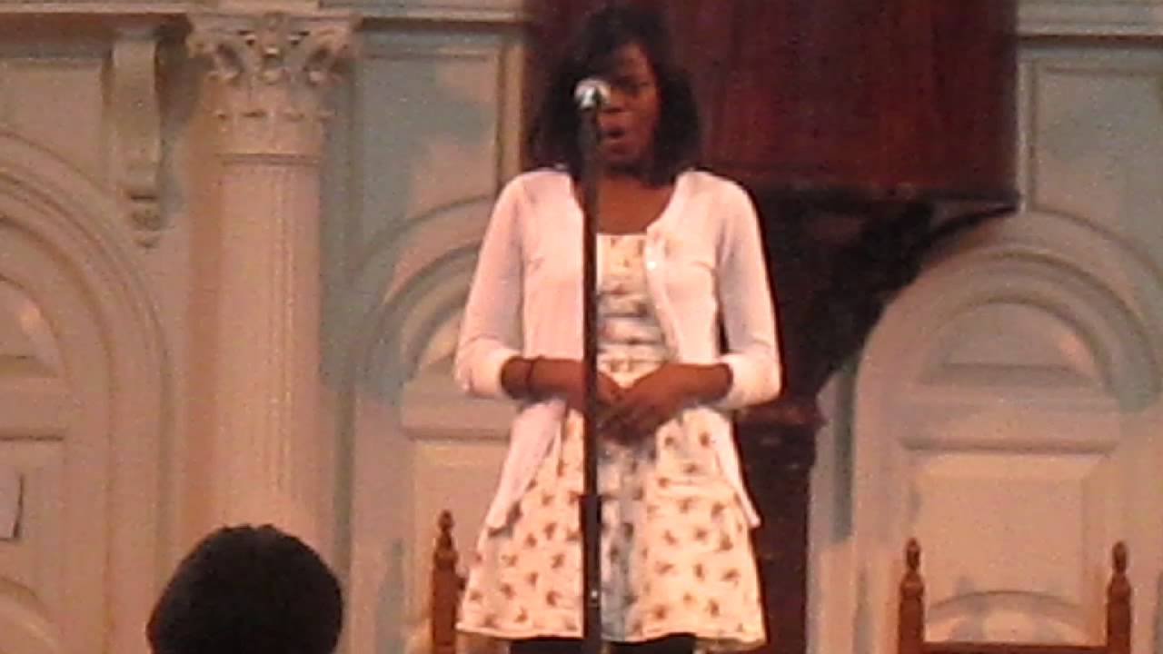 Ashly Brun performing The Chimney Sweeper: When my mother died I was very young by William Blake