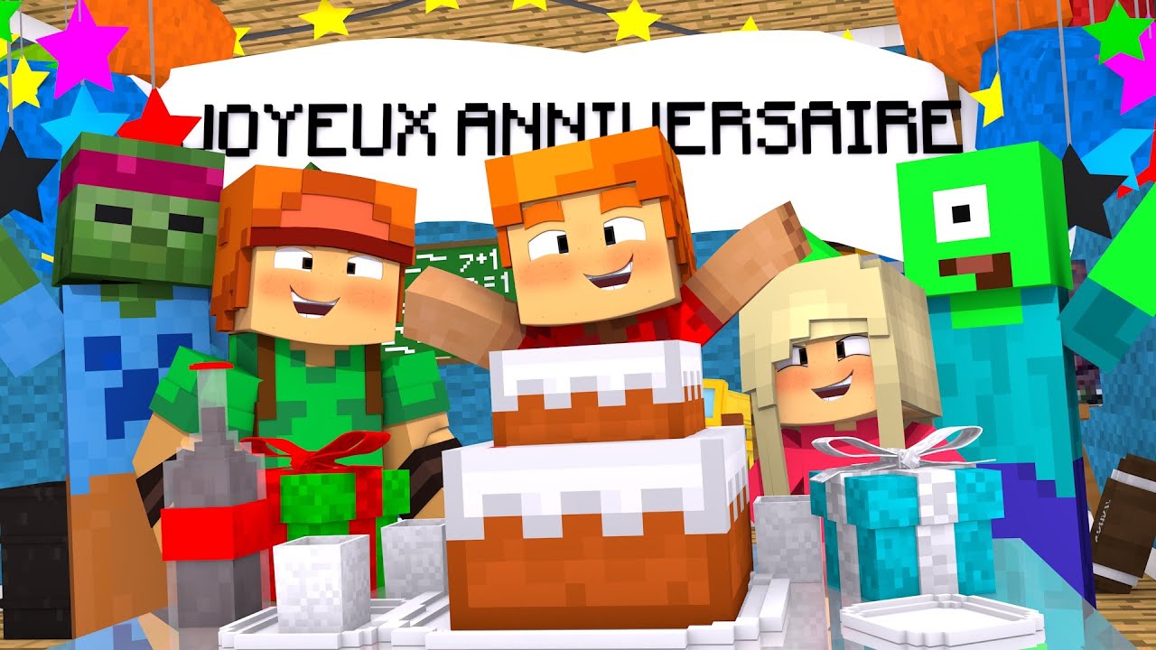 ON FÊTE L'ANNIVERSAIRE DE MON FILS BILLY sur MINECRAFT !!