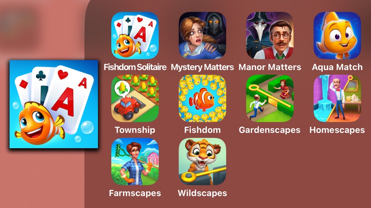 Fishdom Solitaire - Gameplay Walkthrough - Epic Fish & Card Puzzle Game (iOS, Android)
