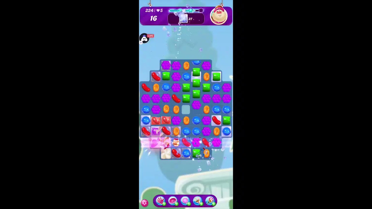 Candy Crush Saga Live 🔴 | Crazy Level Challenge 🍬🔥 | Can I Beat This Hard Level?