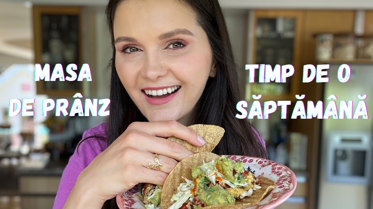 Ce mananc la pranz timp de o saptamana | Retete rapide si vegane