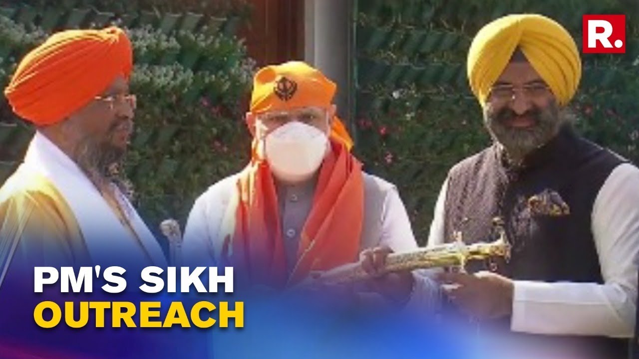 Ahead Of Punjab Election, PM Modi Hosts Prominent Sikhs From Across The Country At His Residence