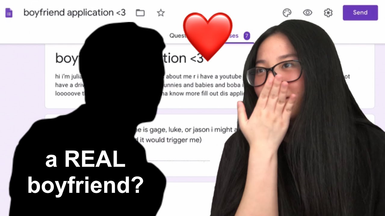 i made a boyfriend application on tiktok