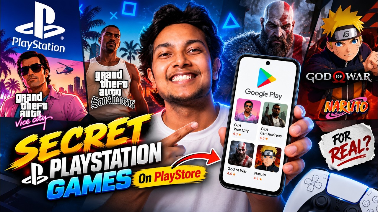 PlayStation Games Secretly Available on Google Play Store 🤯