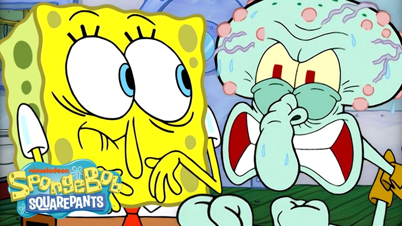 Squidward Hits His Breaking Point… Again and Again 😤 | 90 Minute Compilation | SpongeBob
