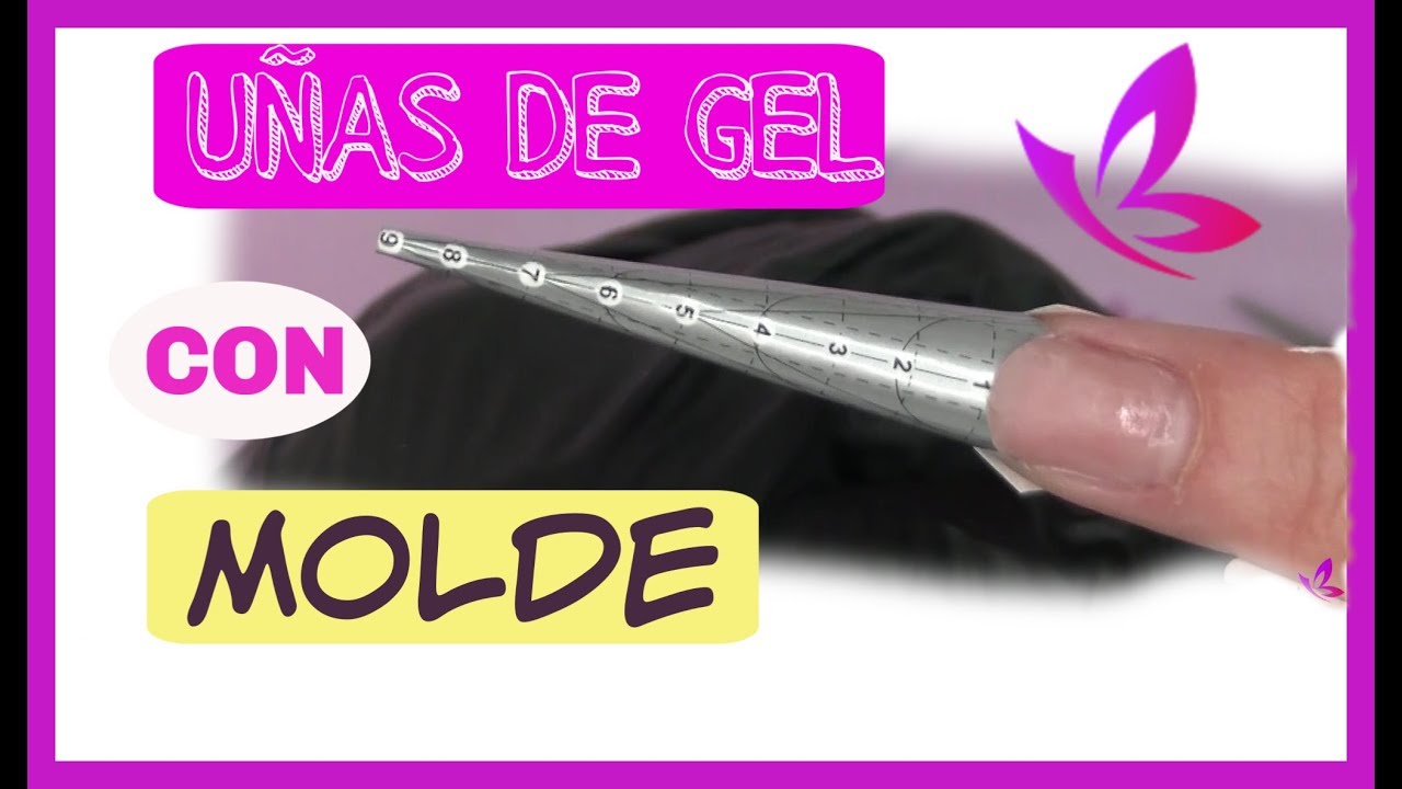 Como hacer UÑAS DE GEL con Molde. Paso a paso completo @coralsanails