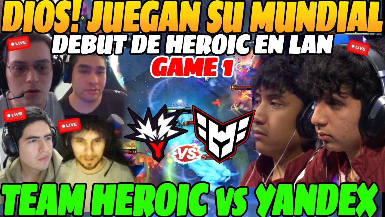 😲Analizan los cuartos de final HEROIC vs YANDEX, Bo5 BLAST Slam VI, GAME 1😲| Tremendo TURBAZO😲