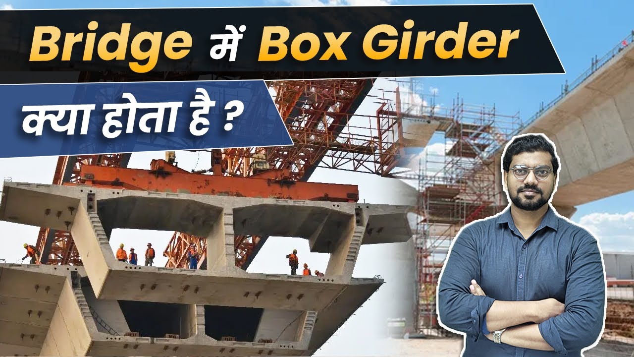 Bridge में Box Girder क्या होता है 🤔 | Box Girder Launching in Bridge, Drawing | Bridge Construction
