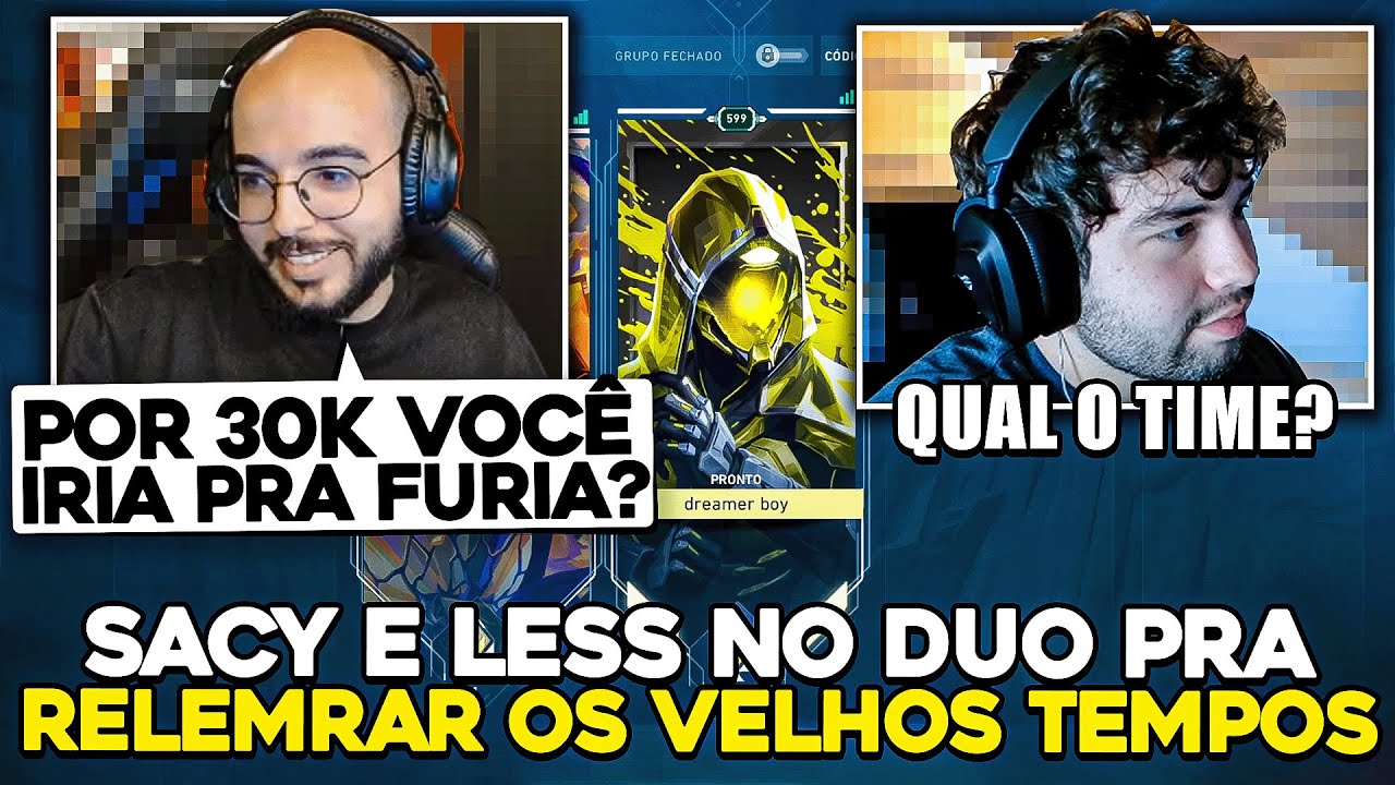LESS J0GARIA na FURIA? SACY e LESS J0GARAM DUO INSANO na RANKED BR!