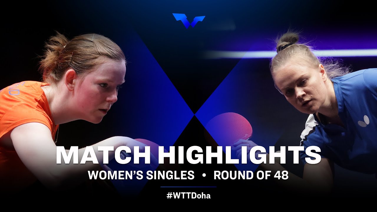 Britt Eerland vs Ganna Gapanova | WS | WTT Star Contender Doha 2022 (R48)
