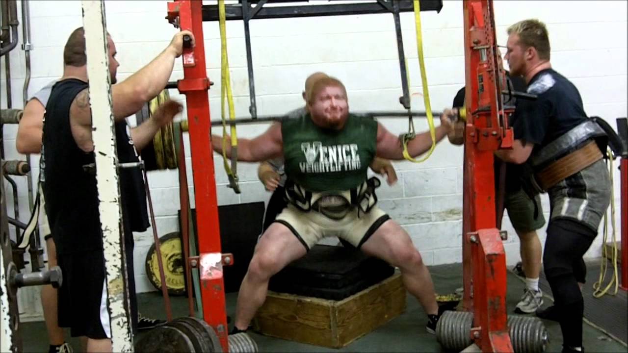 Westside Barbell Circa Max Squat Training