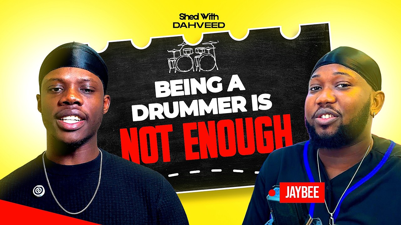I INTERVIEWED JAYBEE AND HE THINKS BEING A DRUMMER IS NOT ENOUGH // SHED WITH DAHVEED // EPISODE ONE