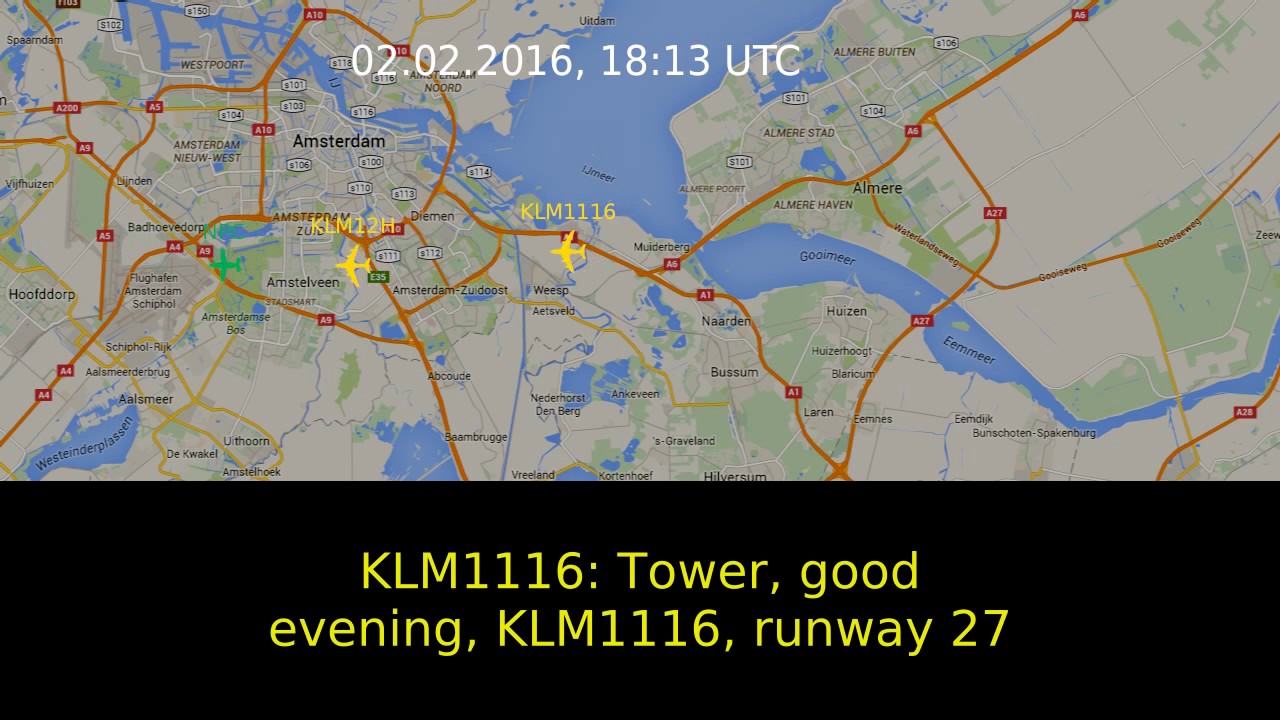 [ATC] SR22T crash into Amsterdam-Schiphol International Airport / February 2016