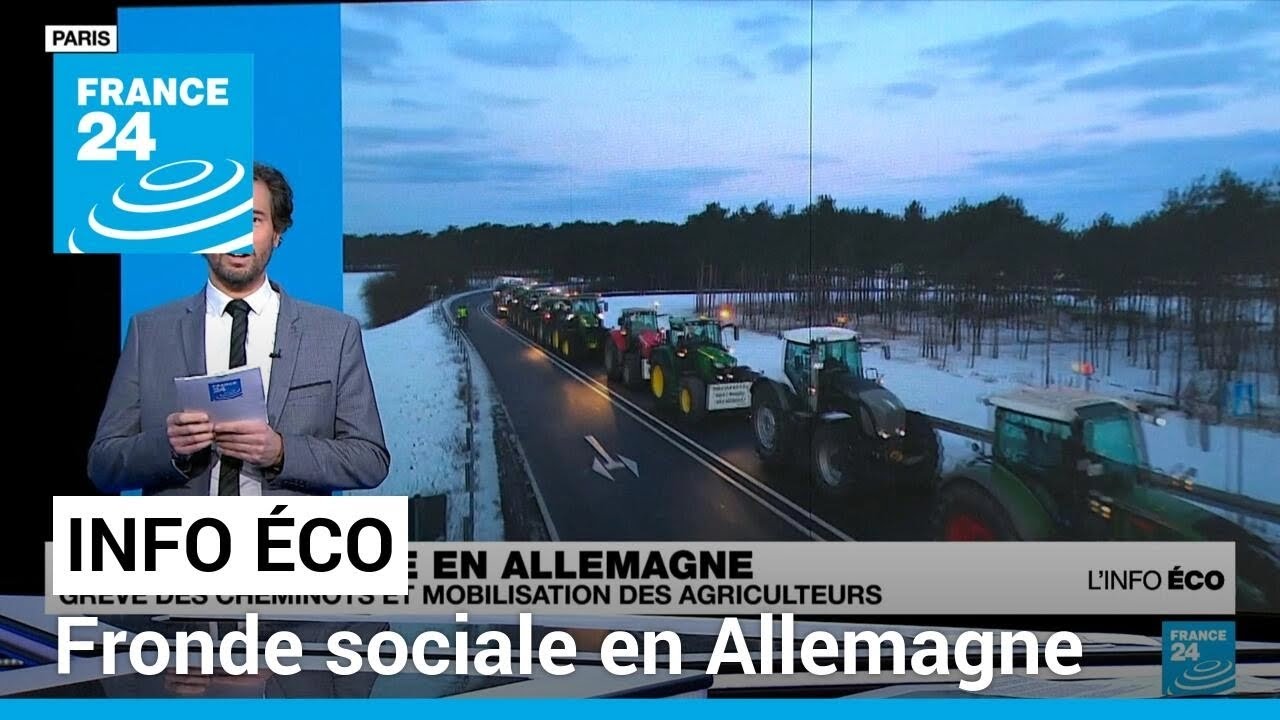 En Allemagne, la grogne sociale monte alors que l'économie ralentit • FRANCE 24