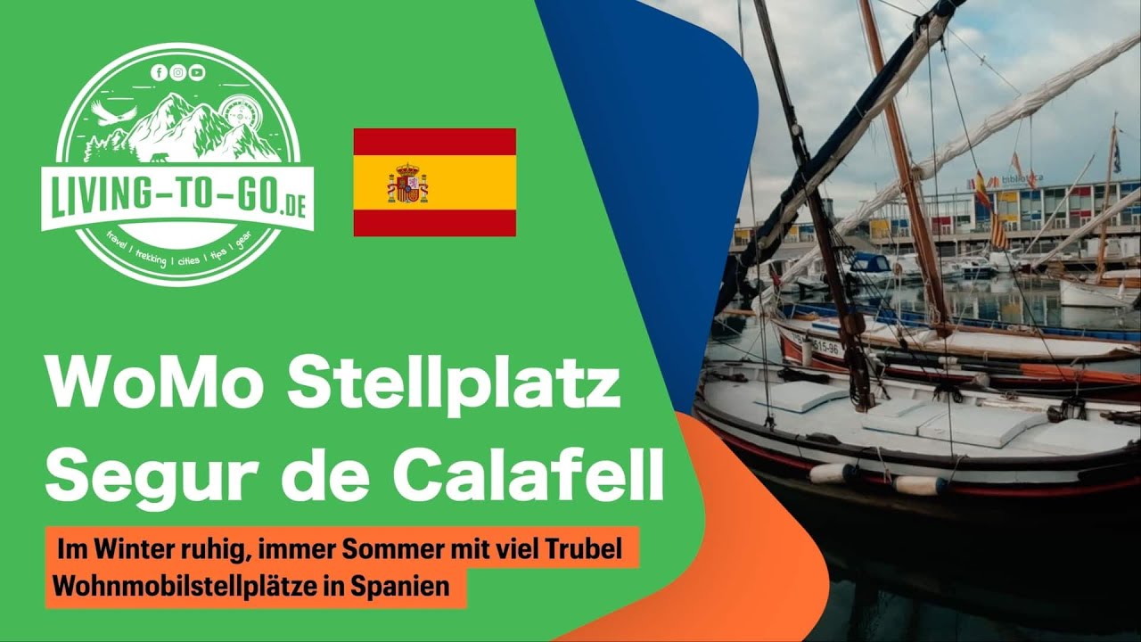 Wohnmobilstellpatz Port Segur de Calafell. Mit Meerblick und viel Trubel. Aber nicht schlecht.