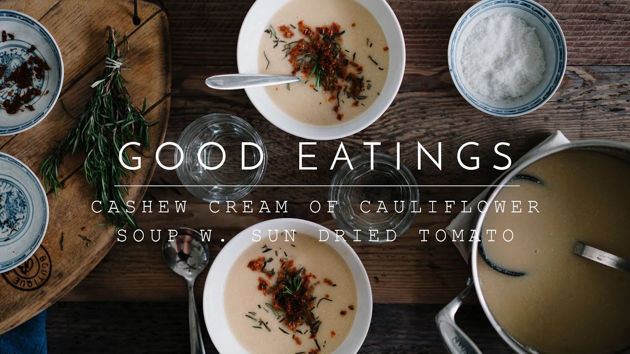 CASHEW CREAM OF CAULIFLOWER SOUP