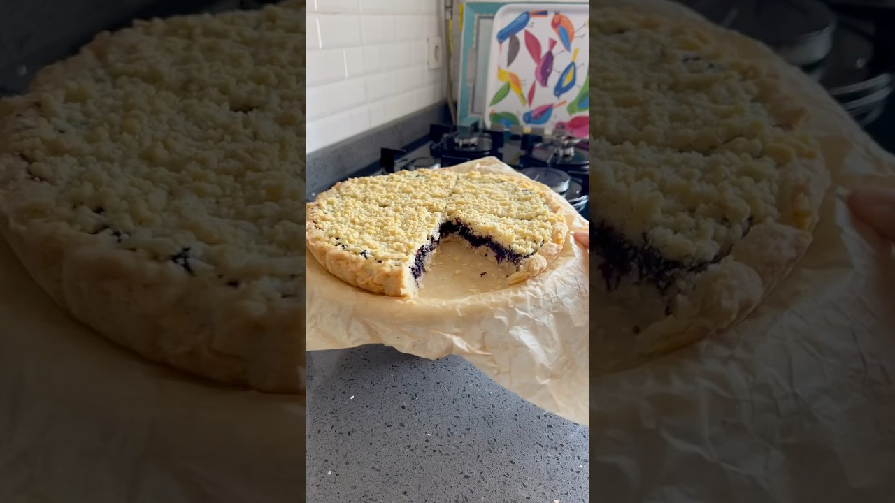 Meyveli Tart 🥧   Tarifi istediğiniz meyve ile yapabilirsiniz, ben aronya kullandım 🫐  #tart