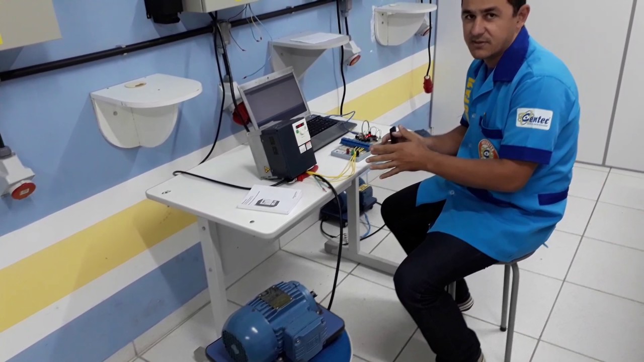 Controle do inversor de frequência através do arduino.