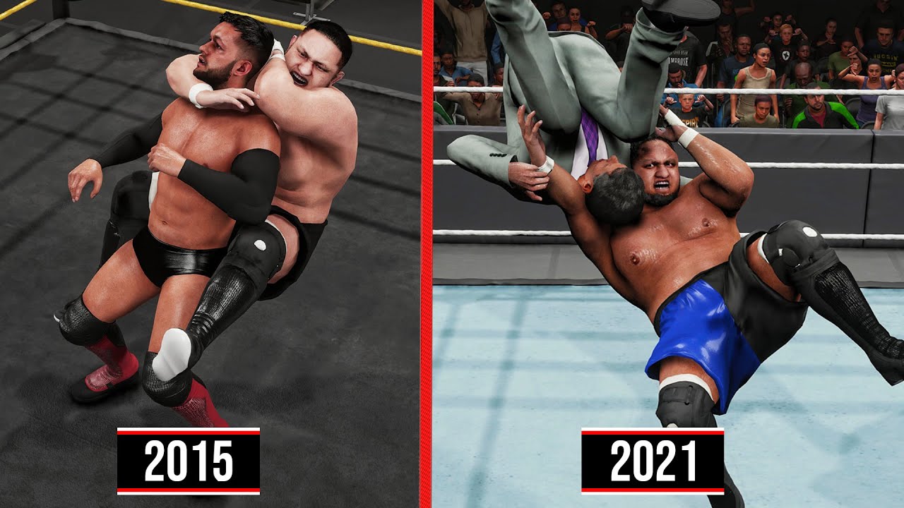 Samoa Joe Evolution in WWE Games!